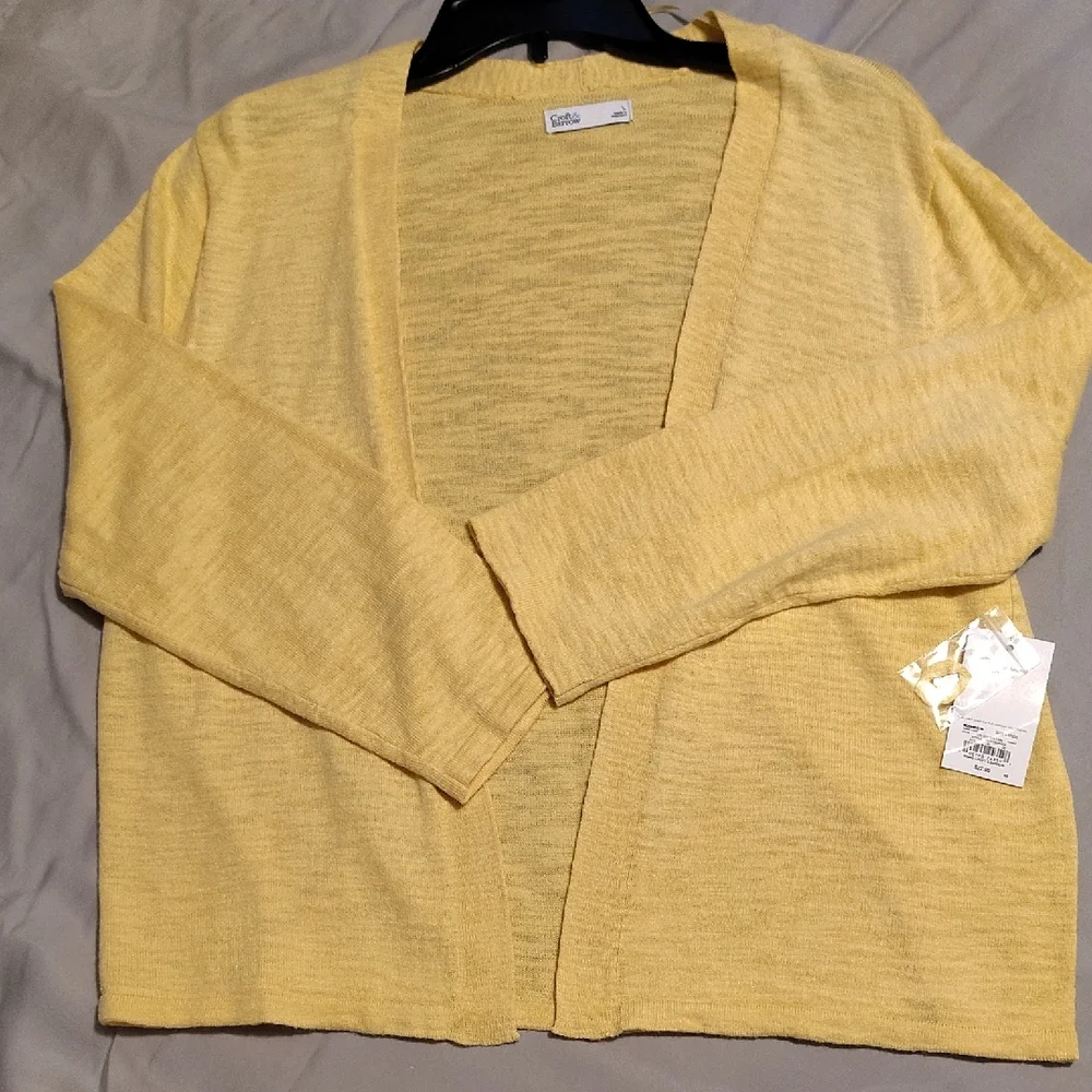 Spring Time Yellow Cardigan - Picture 1 of 6